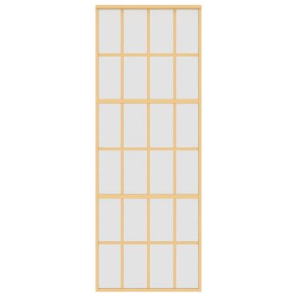 Плъзгаща се врата 76x205 см матирано ESG стъкло и алуминий