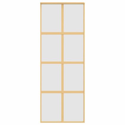 Плъзгаща се врата 76x205 см матирано ESG стъкло и алуминий