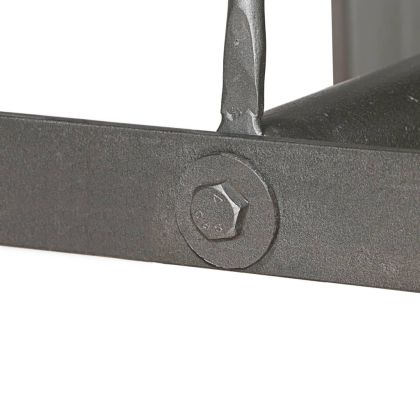 Бар маса, регенерирано тиково дърво масив, 60x60x107 см