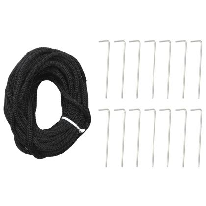 Коледна светеща елха на флагщок 3000 светодиода цветни 800 см