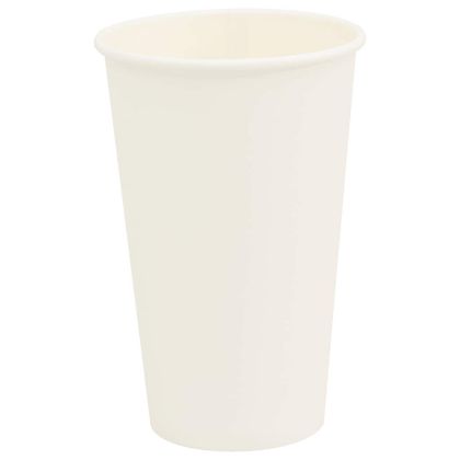 хартиени чаши за кафе 1000 бр. 16oz 400ml White