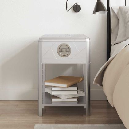 Авиаторна помощна маса с 1 чекмедже, стил ретро самолет