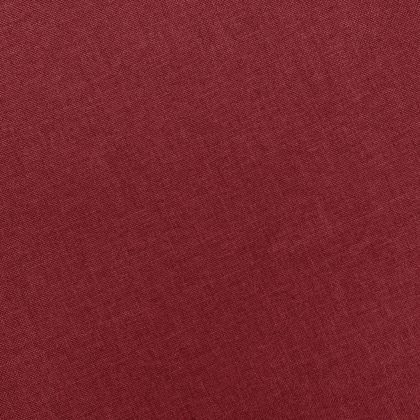 Фотьойл с табуретка за крака, виненочервен, текстил