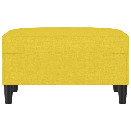 Табуретка, светложълт, 70x55x41 см, Плат