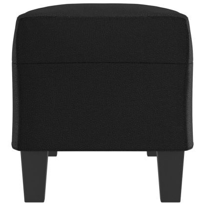 Пейка, черна, 100x35x41 см, изкуствена кожа