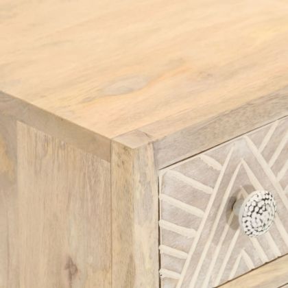 Бюфет, 55x30x76 см, мангово дърво масив и желязо