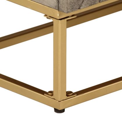 Бюфет, 55x30x76 см, мангово дърво масив и желязо