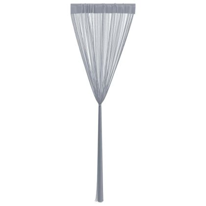 Пердета ресни, 2 бр, светлосиви, 140x250 см