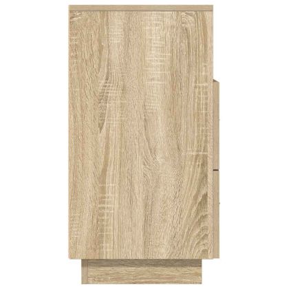 Нощно шкафче с 2 чекмеджета, дъб сонома, 36x36x68 см