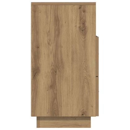 Нощни шкафчета, 2 бр, с 2 чекмеджета, дъб артизан, 36x36x68 см