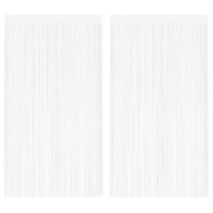 Пердета ресни, 2 бр, 140x250 см, бели