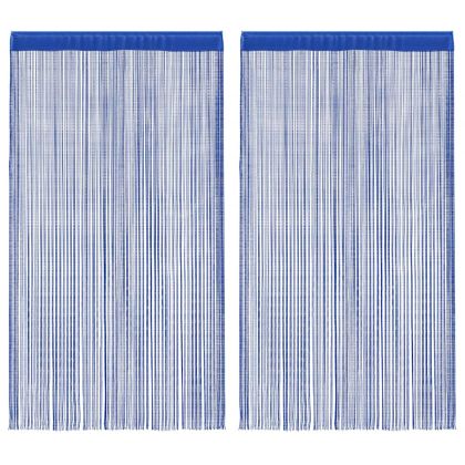 Пердета ресни, 2 бр, 140x250 см, сини