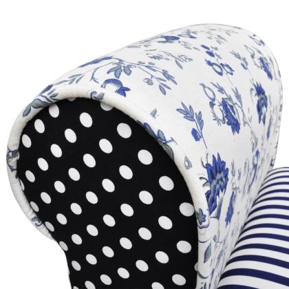 Пейка, пачуърк, синьо и бяло