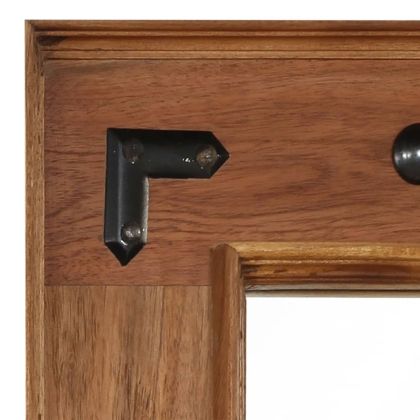 Огледало, акациево дърво масив, 50x80 см