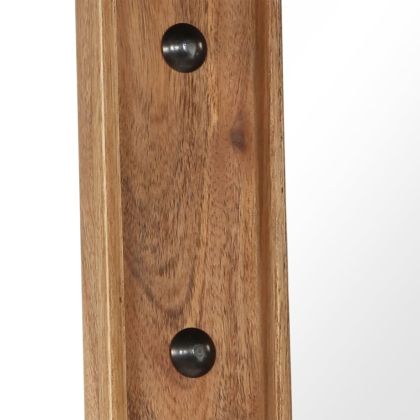 Огледало, акациево дърво масив, 50x80 см