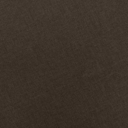 Фотьойл с табуретка за крака, кафяв, текстил