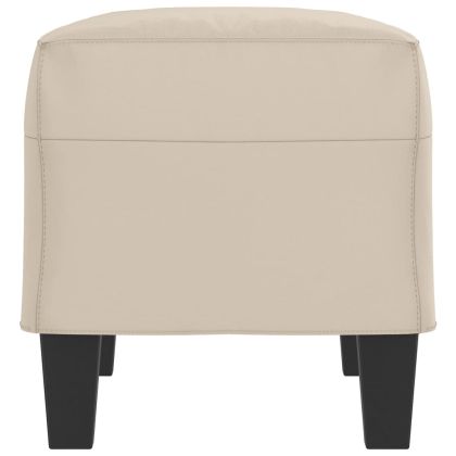 Пейка, кремава, 70x35x41 см, микрофибърен плат