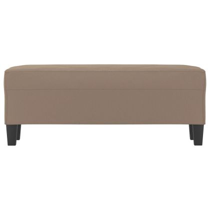 Пейка, таупе, 100x35x41 см, микрофибърен плат