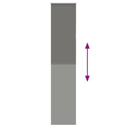 Ролетна щора Blackout Сив 45x210 cm Ширина на плата 40,7 cm