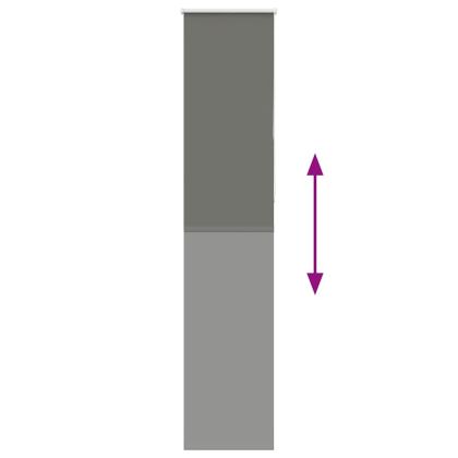 Ролкова щора Blackout Сив 50x230 cm Ширина на плата 45,7 cm