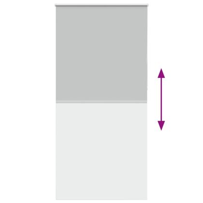 Ролкова щора Blackout Светло сиво 110x210 cm Ширина на плата