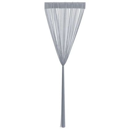 Пердета ресни, 2 бр, светлосиви, 100x250 см