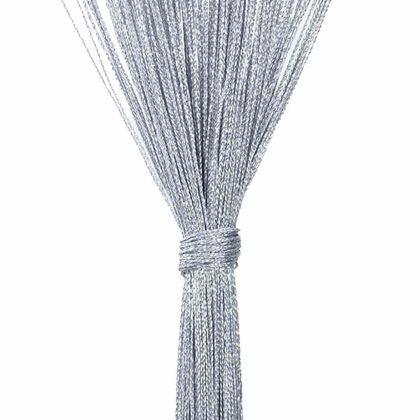 Пердета ресни, 2 бр, светлосиви, 100x250 см