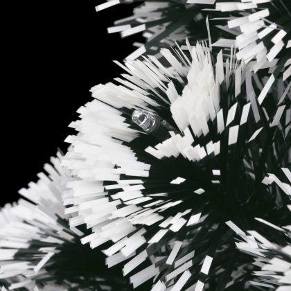 Готова осветена коледна елха със стойка и LED 180 см оптично влакно