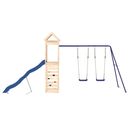 Комбинирано детско съоръжение за игра на открито, бор масив