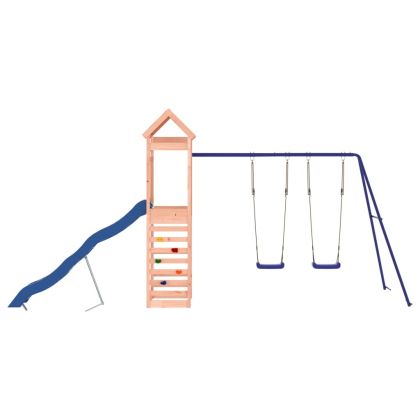 Комбинирано детско съоръжение, масивна дугласка дървесина