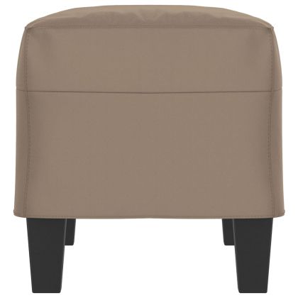 Пейка, таупе, 70x35x41 см, микрофибърен плат