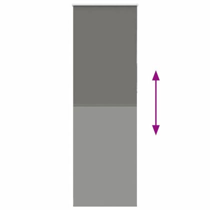 Ролкова щора Blackout Сив 85x230 cm Ширина на плата 80,7 cm