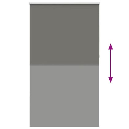 Ролкова щора Blackout Сив 130x230 cm Ширина на плата 126,6cm