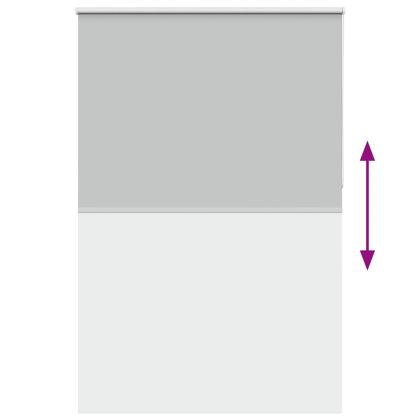 Ролкова щора Blackout Светло сиво 150x210 cm Ширина на плата