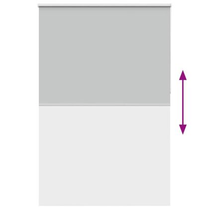 Ролкова щора Blackout Светло сиво 165x230 см Ширина на плата