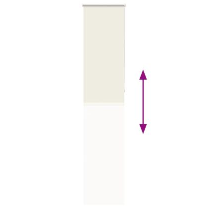 Ролкова щора белезникав 60x210 см Ширина на плата 55,7 см