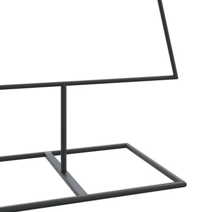 Метална коледна елха за декорация черна 150 см