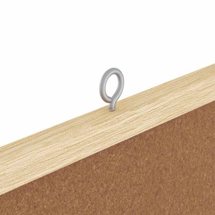 Коркова дъска Кафяво 100 x 1.4 x 100 см Борово дърво масив