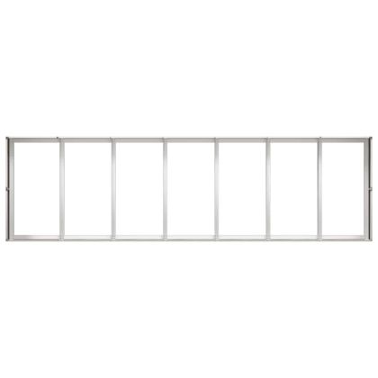 Кашпа, 280x80x40 см, неръждаема стомана