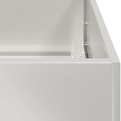 Кашпа, 280x80x40 см, неръждаема стомана