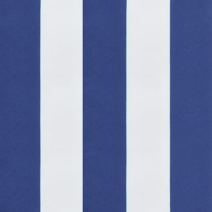Палетна възглавница синьо-бяло райе 60x60x8 см Оксфорд плат