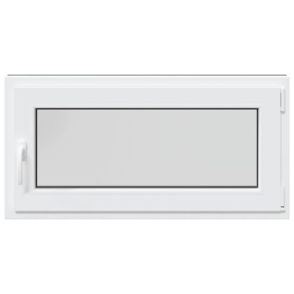 Прозорец за мазе "RISOR" 100x50 см Отварящо-отваряем DIN десен антрацит