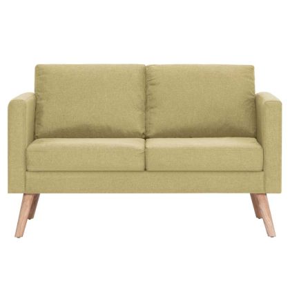 2-местен диван, текстил, зелен