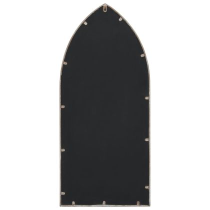 Градинско огледало пясъчно 70x30 см желязо за външна употреба