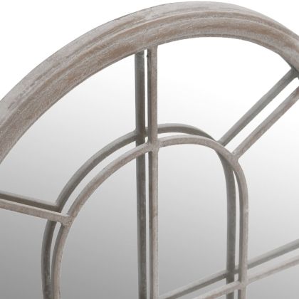 Градинско огледало пясъчно 60x45 см желязо за външна употреба