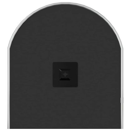 Стенно огледало сребро 70x30 см овално