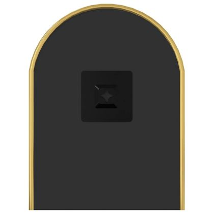 Стенно огледало злато 50x20 см овално