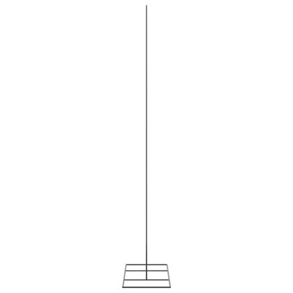 Метална коледна елха за декорация черна 180 см