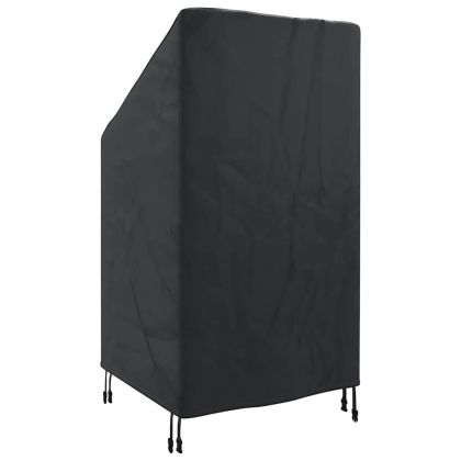 Покривало за градински стол Черно 70 x 70 x 85 / 125 cm 420D плат