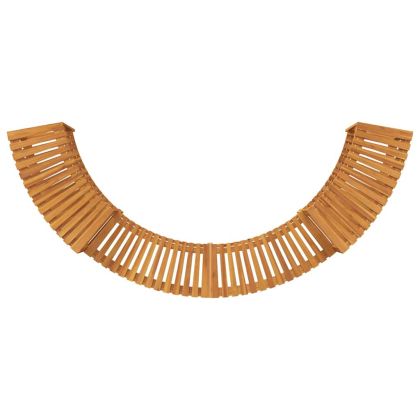 Кръгъл открит горещ басейн Кафяво 252 x 112 x 55.5 см